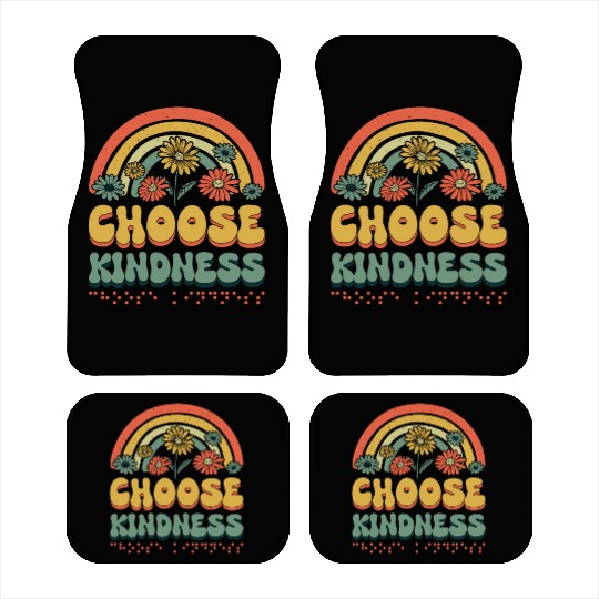 Choose Kindness Braille Alphabet Braille Language Car Mats