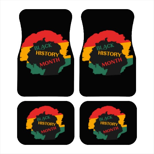 Black history month. African American woman Car Mats