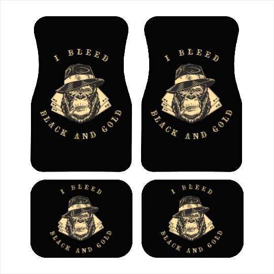 i bleed black & gold. Car Mats