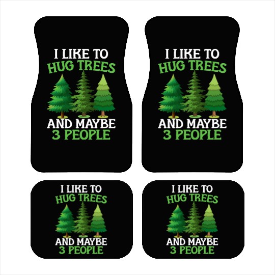 Tree Hugger Environmentalist Car Mats