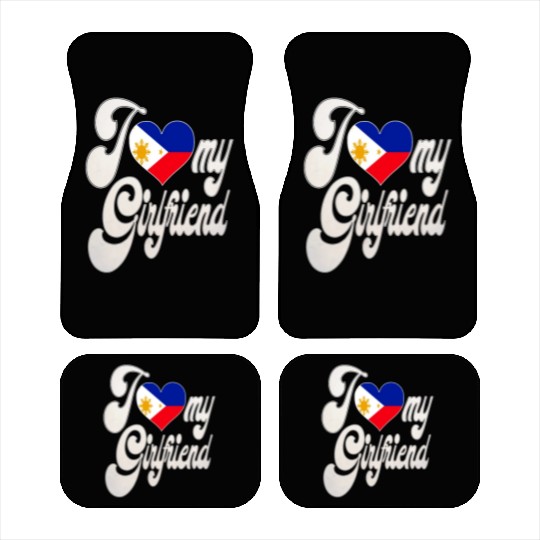 FilipinoI Love My Filipino Girlfriend Car Mats