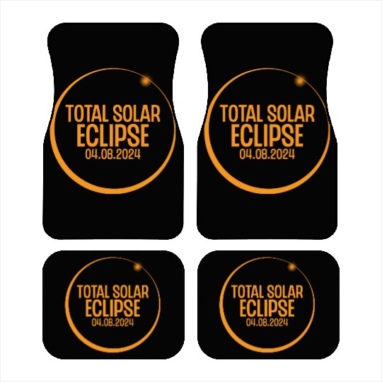 Total Eclipse Map Path of Totality Lover April 8, Car Mats
