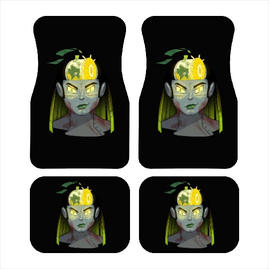 Money Female Robot Car Mats