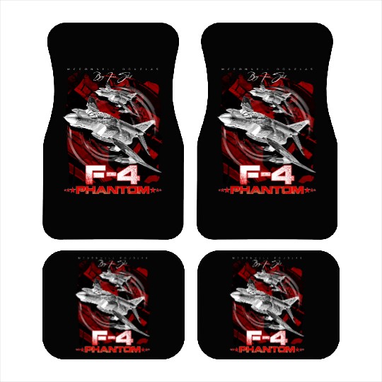 F-4 Phantom Us Air Force Fighter jet Car Mats