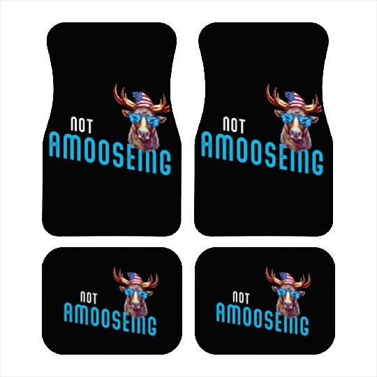 Not Amooseing Cool Moose Car Mats