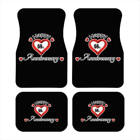 anniversary 68th Car Mats