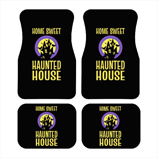 Home Sweet Haunted House Ghost Hunter Car Mats
