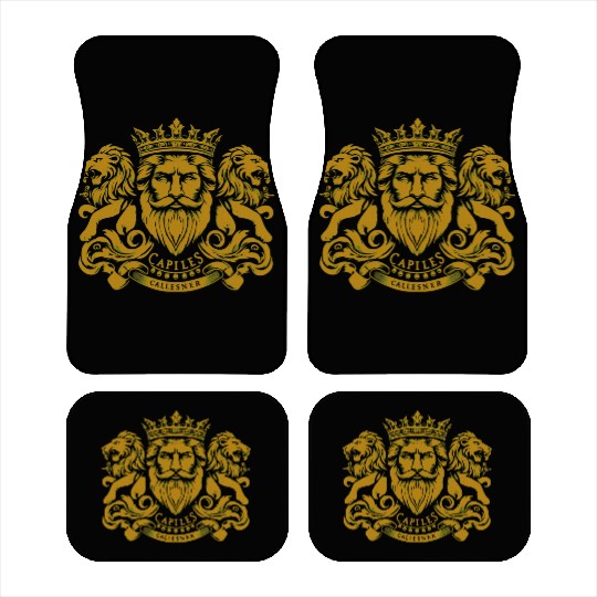 King And Lion Head Car Mats