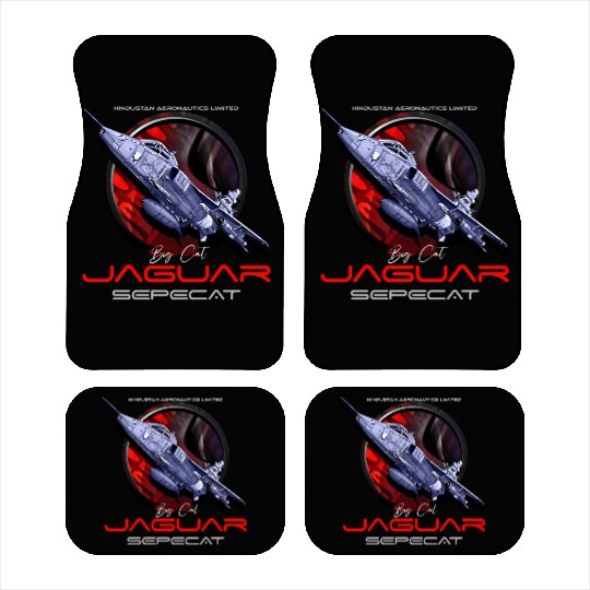 Sepecat Jaguar English French fighterjet Car Mats
