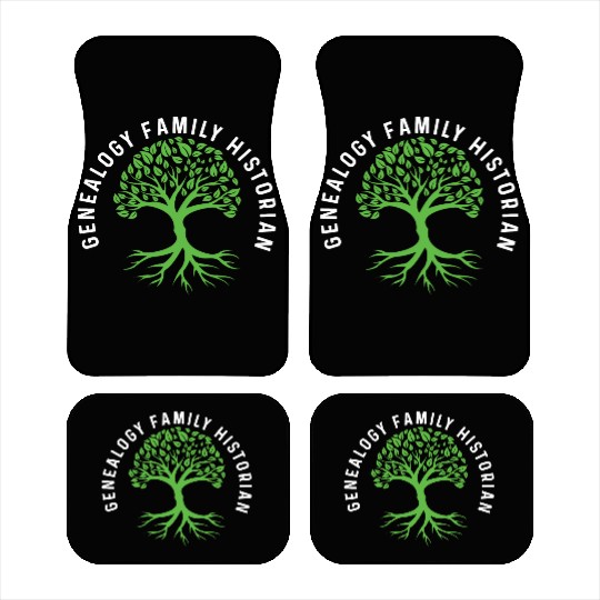 Genealogy Family Historian Archaeologist Gift Car Mats