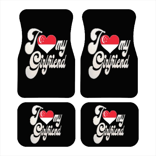 SingaporeI Love My Singaporean Girlfriend Car Mats
