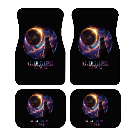 Total Solar Eclipse 4.8.24 Path Of Totality Kids Car Mats