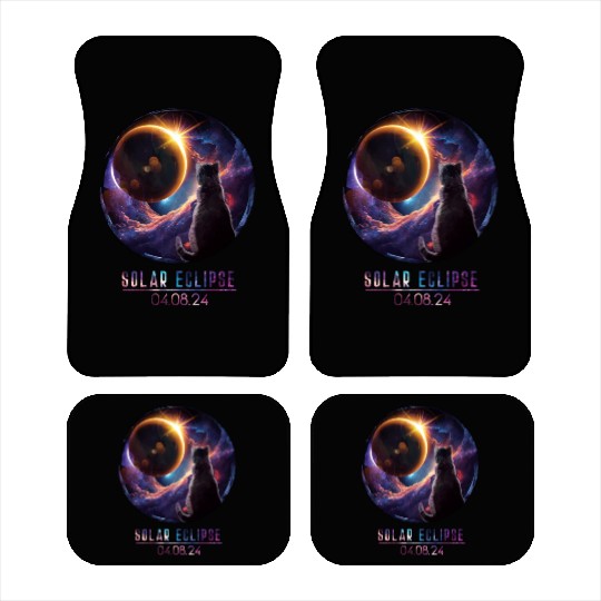 Total Solar Eclipse 4.8.24 Path Of Totality Kids Car Mats