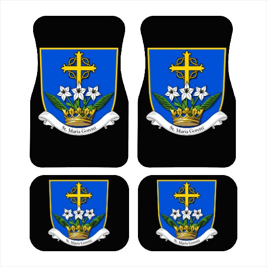 St Maria Goretti Lily Saints Catholic Purity Car Mats