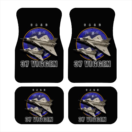 Saab 37 Viggen Swedish Multi Combat Aircraft Car Mats