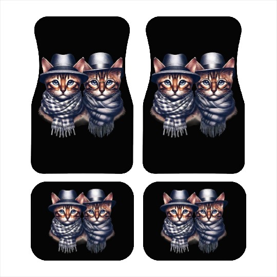 Bengal Kittens Cute Kitty Car Mats