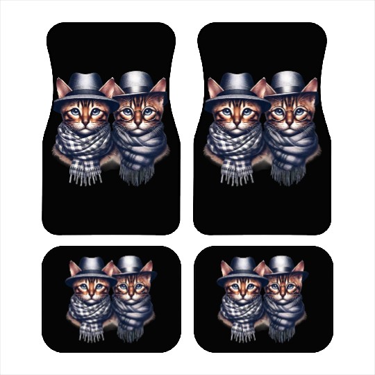 Bengal Kittens Cute Kitty Car Mats
