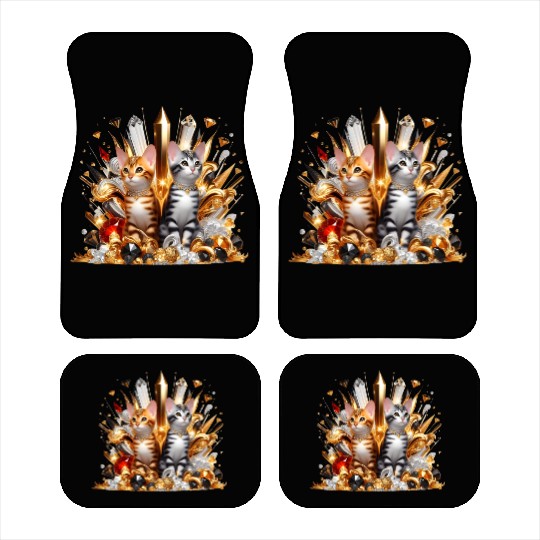 Bengal Kittens Beautiful Asian Cat Car Mats