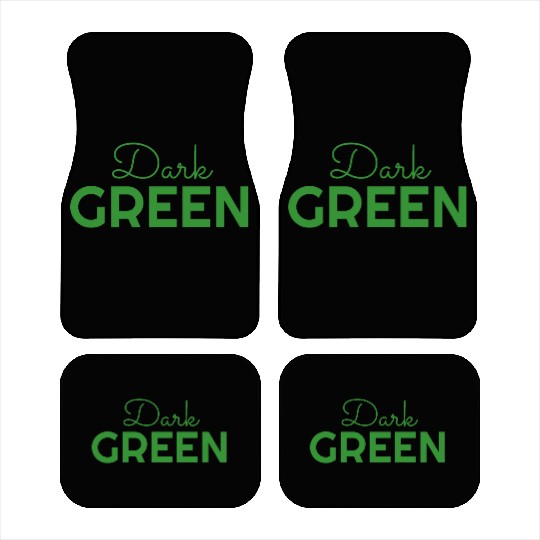 dark green color Car Mats