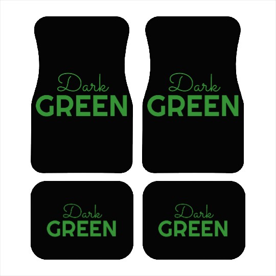 dark green color Car Mats