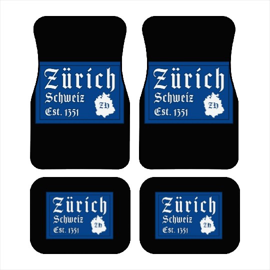 Zürich Switzerland Car Mats