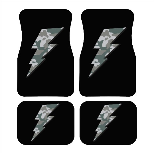 Camo Bolt Car Mats