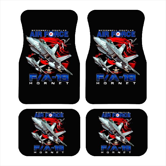 RAAF Australian Air Force FA18 Hornet Fighterjet Car Mats