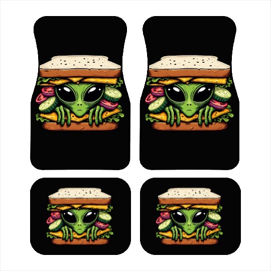 Alien Hiding in a Sandwich Car Mats