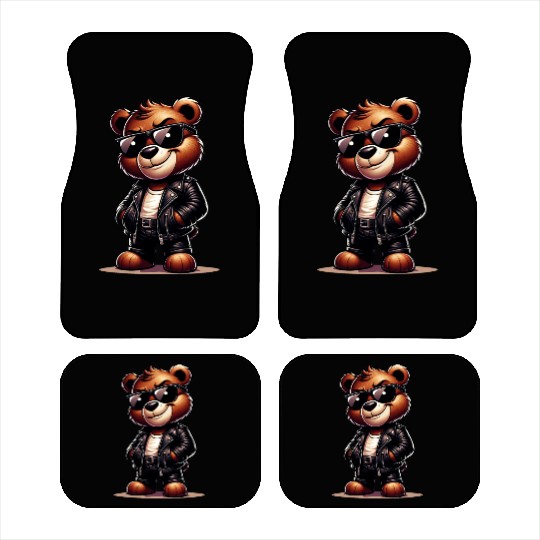 Bad Teddy Bear Car Mats