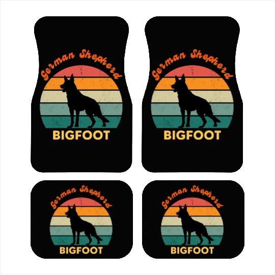 German Shepherd Dog Lover Car Mats