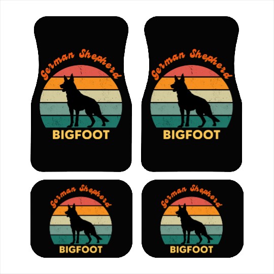 German Shepherd Dog Lover Car Mats