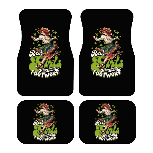 Irish Dance Reel Girls Have Fancy Footwork Car Mats