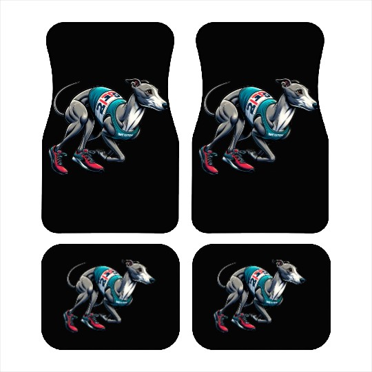 Marathon Master: Greyhound's Race Day Car Mats