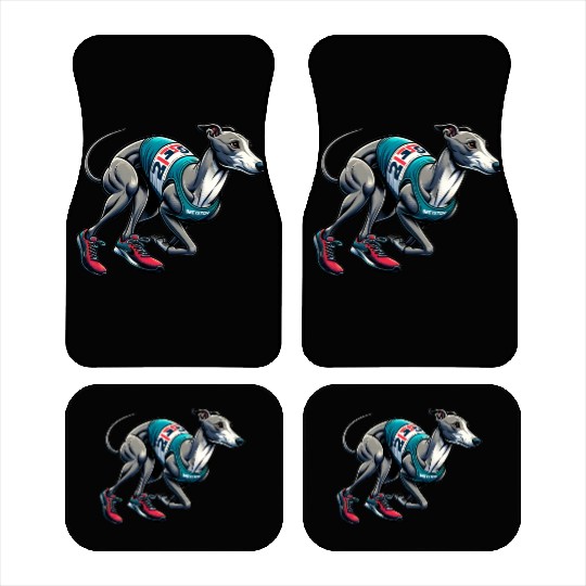 Marathon Master: Greyhound's Race Day Car Mats