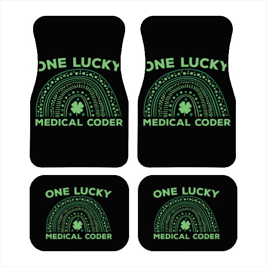 Medical Coder St.Patrick's Day Car Mats