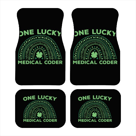 Medical Coder St.Patrick's Day Car Mats