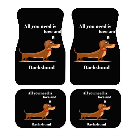 Dachshund Dog Lover, Gog Mom, Dog Dad Car Mats