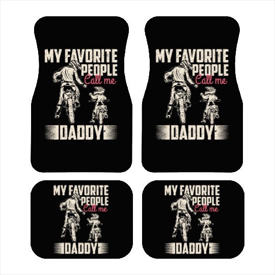 My favorite people call me daddy Vintage Car Mats
