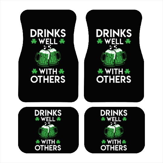 Green Beer St Patrick s Day Car Mats
