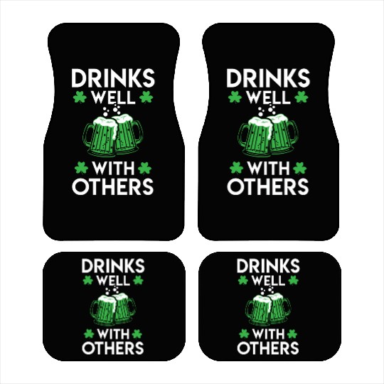 Green Beer St Patrick s Day Car Mats