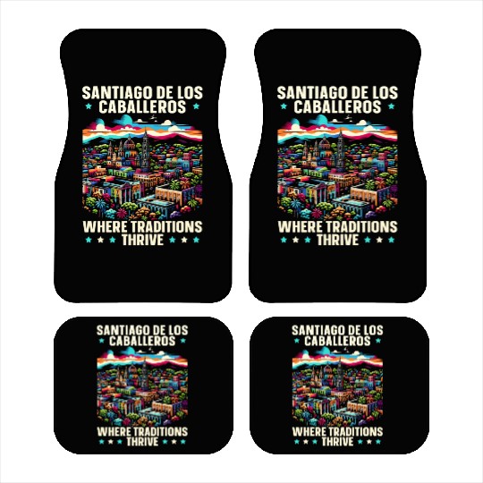 santSantiago De Los Caballeros Dominican Republic Car Mats
