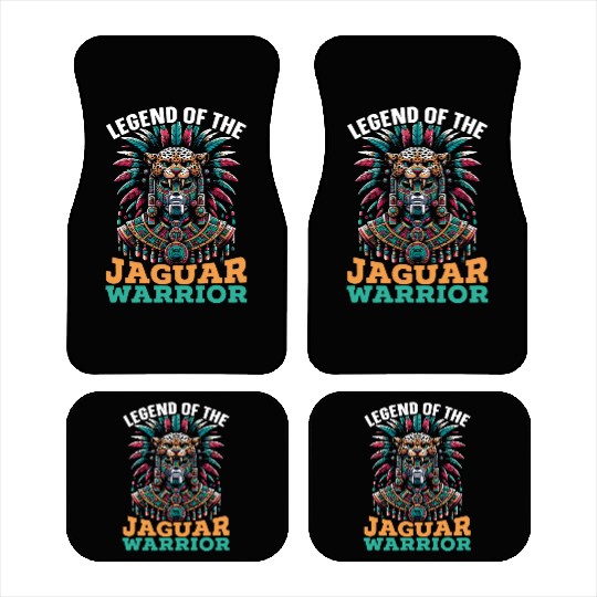 Aztec Jaguar Warrior Aztec Culture Indigenous Car Mats