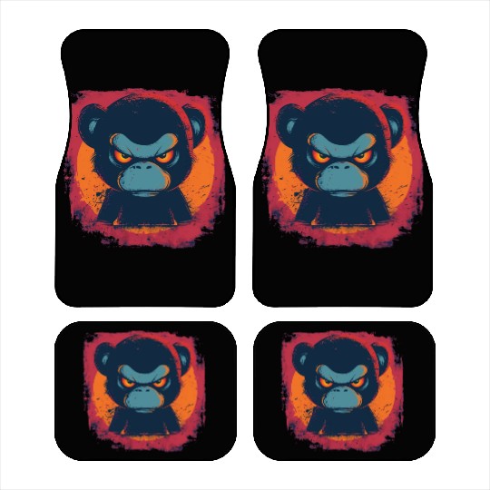 Angry Monkey Car Mats