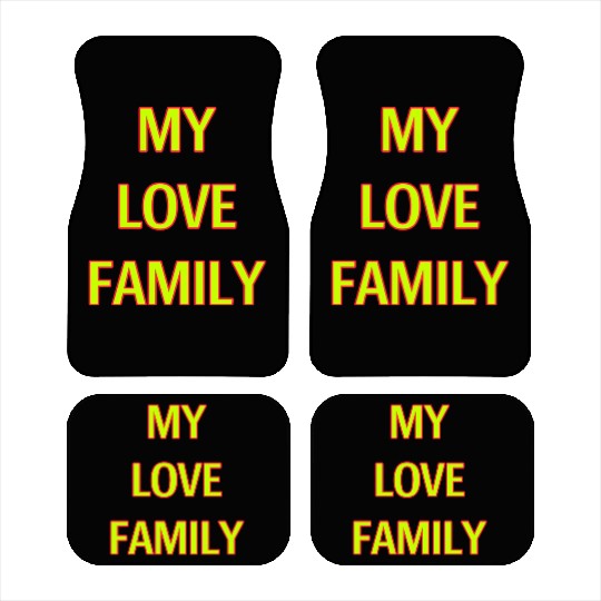 MY LOVE FAMILY USA Car Mats