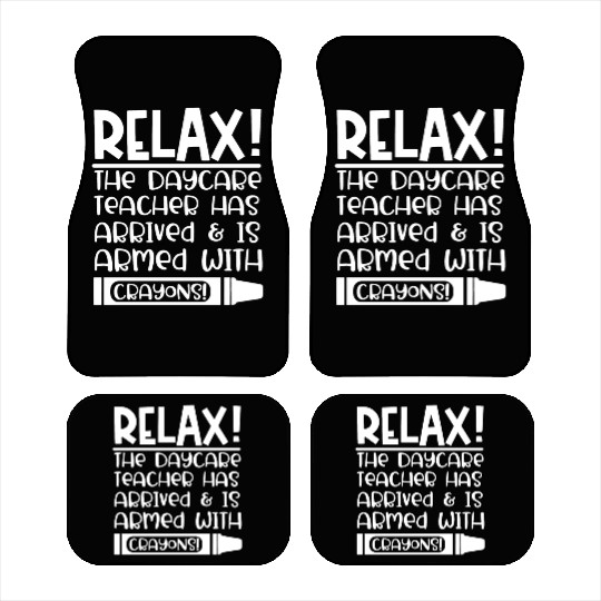 Daycare Teacher Gift Daycare Provider Car Mats