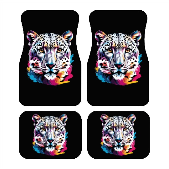 Snow leopard Car Mats