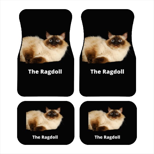 The Ragdoll Cat, Cat Mom, Cat Dad, Pet lover Car Mats