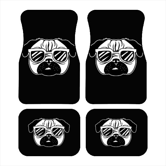 Cool Pug Veterinarian Gift Car Mats