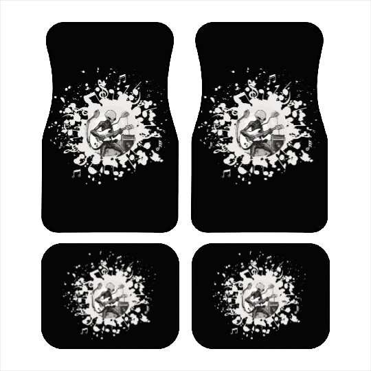 Alien Playing Guitar Car Mats