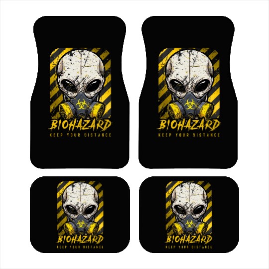 ALIEN BIOHAZARD Keep Your DISTANCE Car Mats